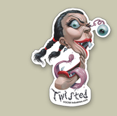 Twisted Sticker